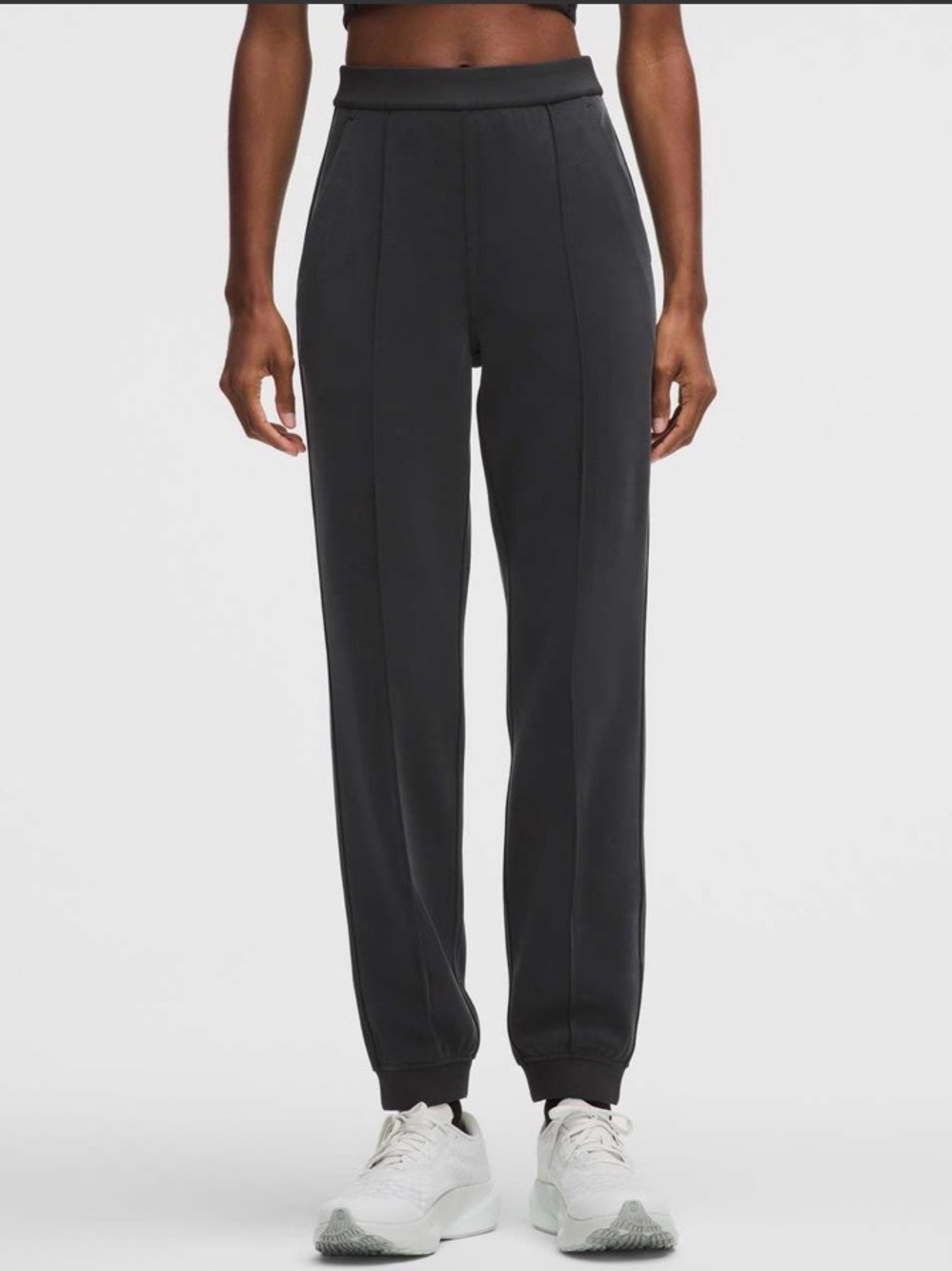 lululemon athletica Black High-Rise Tapered Joggers